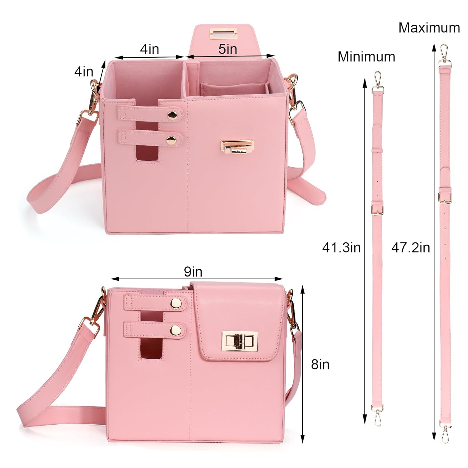 HydraTote™ - Crossbody Bag With Bottle Holder