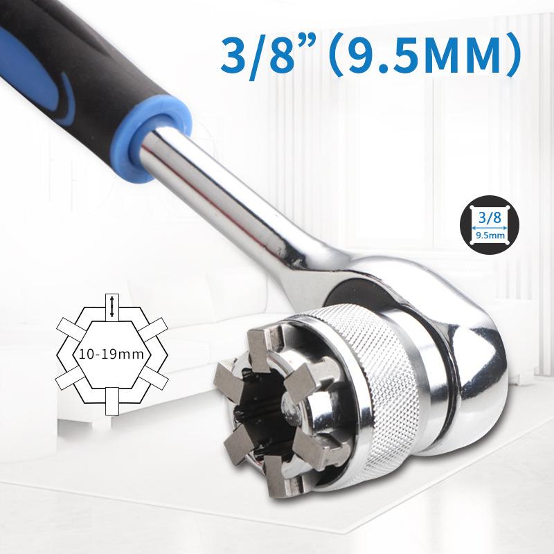 PowerGrip™ - Adjustable Universal Socket Adapter for Drill & Wrench Tools