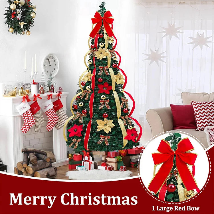 FoldaTree™ – Collapsible Pop-Up Christmas Tree for Easy Festive Setup