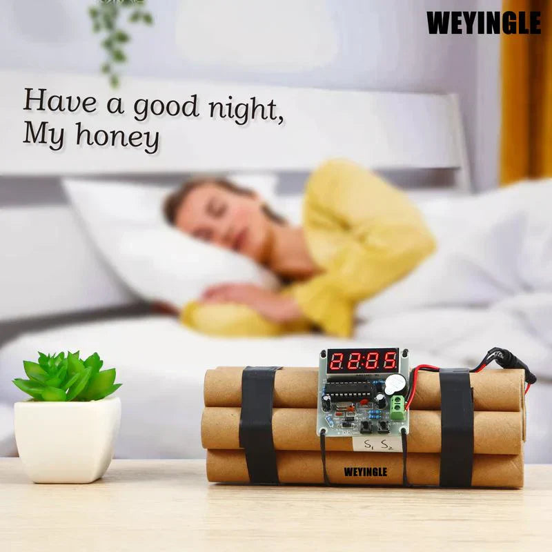 BlastTime™ – Realistic Dynamite Alarm Clock That Turns Time Into a Statement