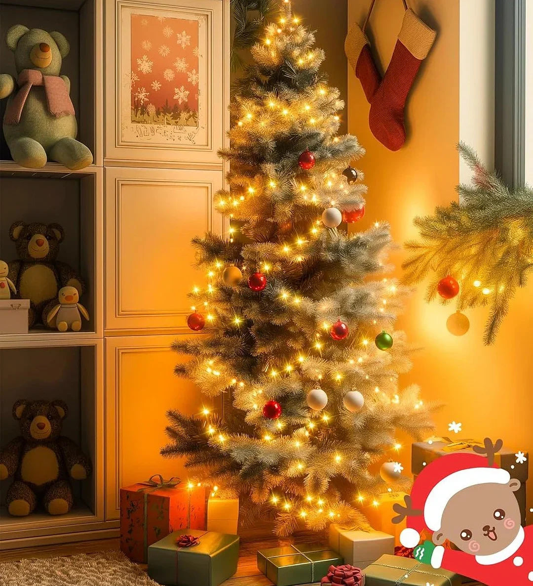 FireflyGlow™ – LED String Lights with Remote Control & Multiple Twinkle Modes