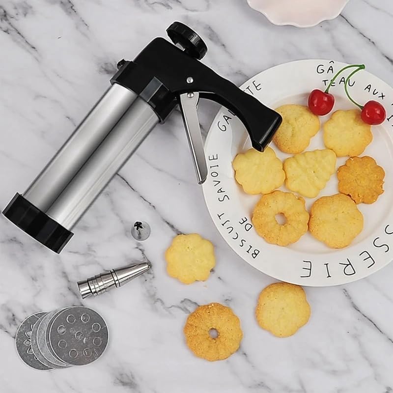 BakePro™ – Cookie Maker Gun with Interchangeable Decorating Tips