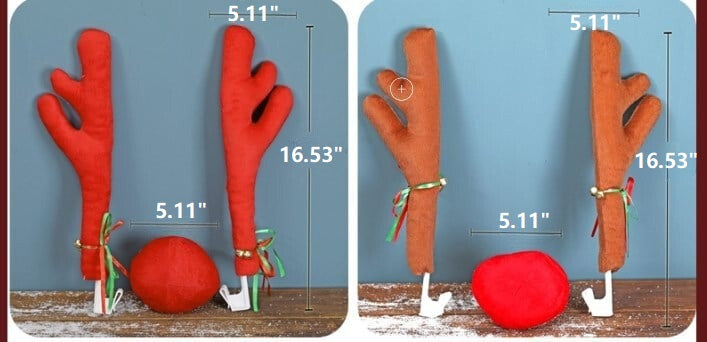 ReinRide™ – Make Every Drive Merrier with Adorable Christmas Car Antlers