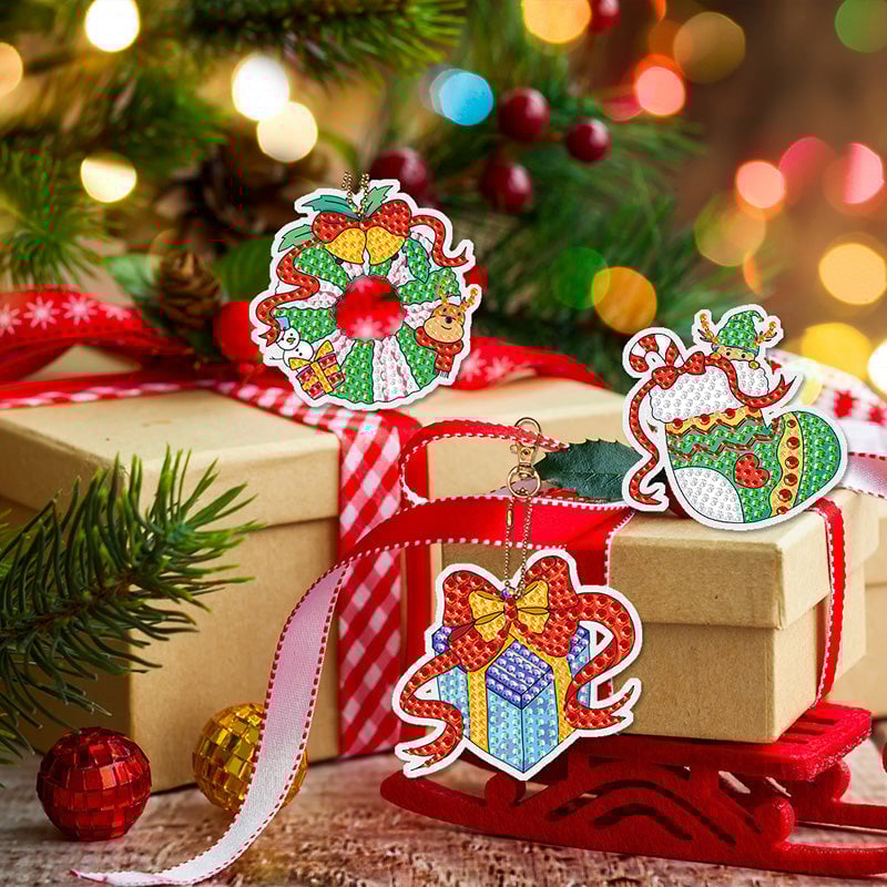 SparkleCraft™ – DIY Christmas Diamond Painting Stickers for Kids & Family
