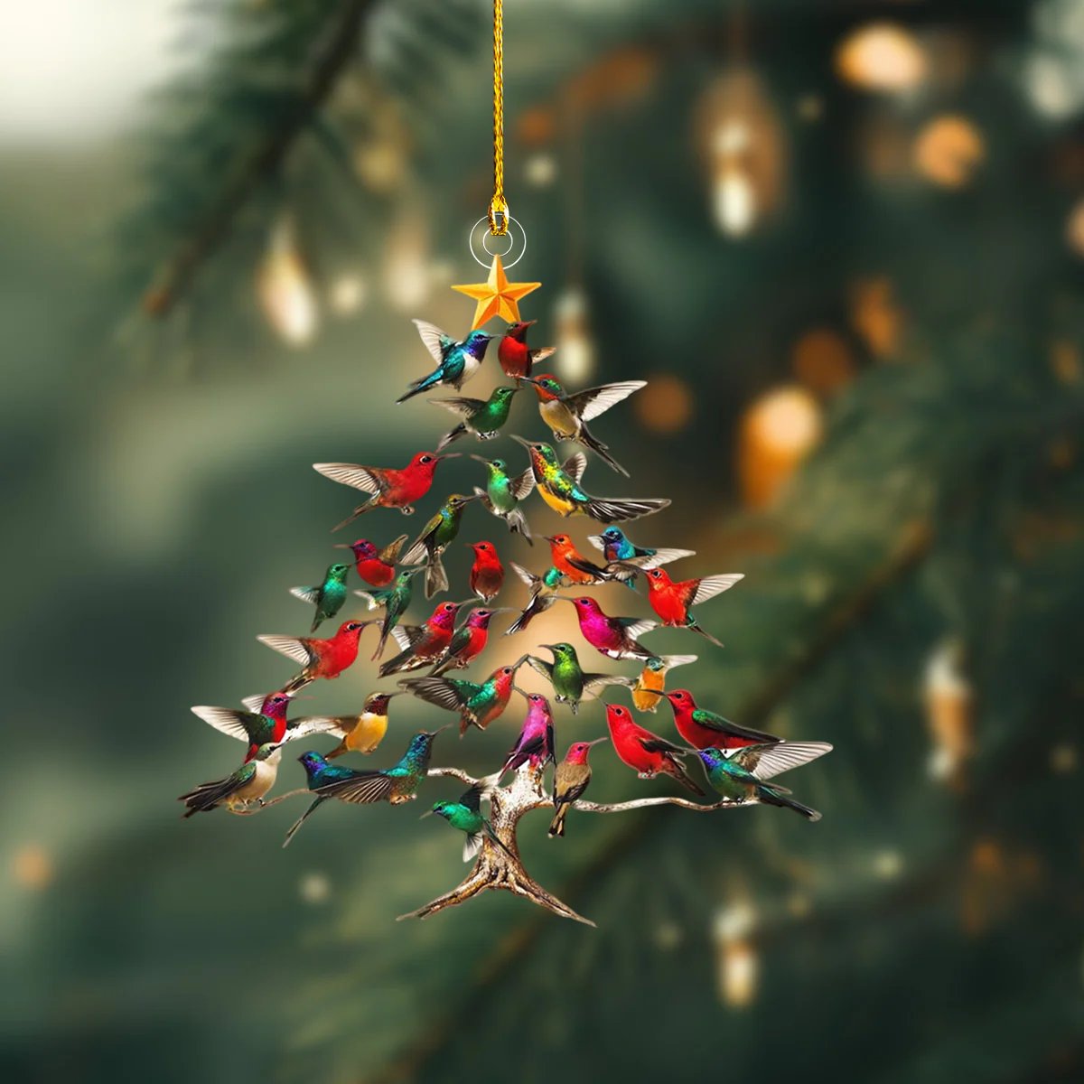 LumiWings™ - Elegant hummingbird ornament