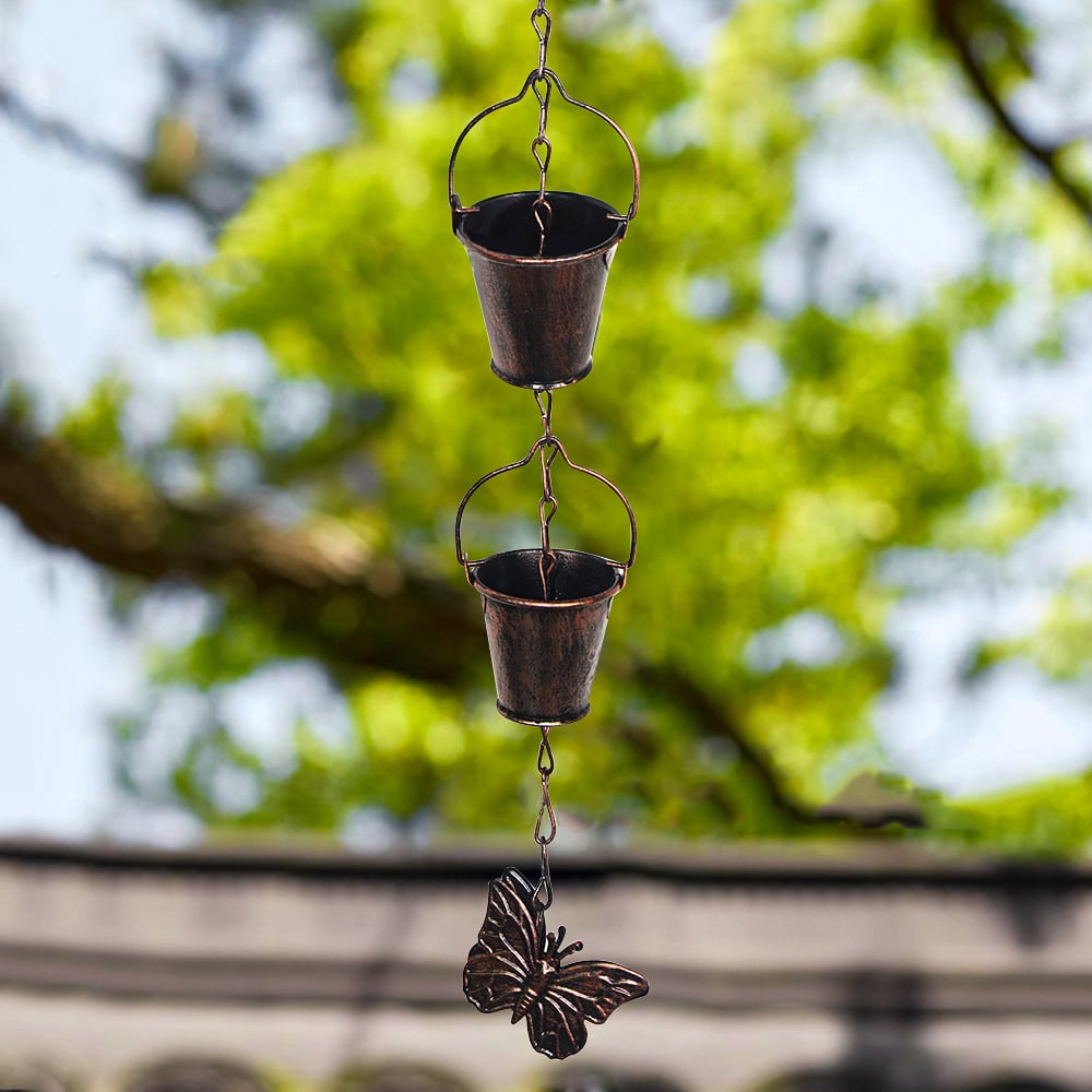 AquaSong™ – Decorative Hummingbird Rain Chain for Gutters & Gardens