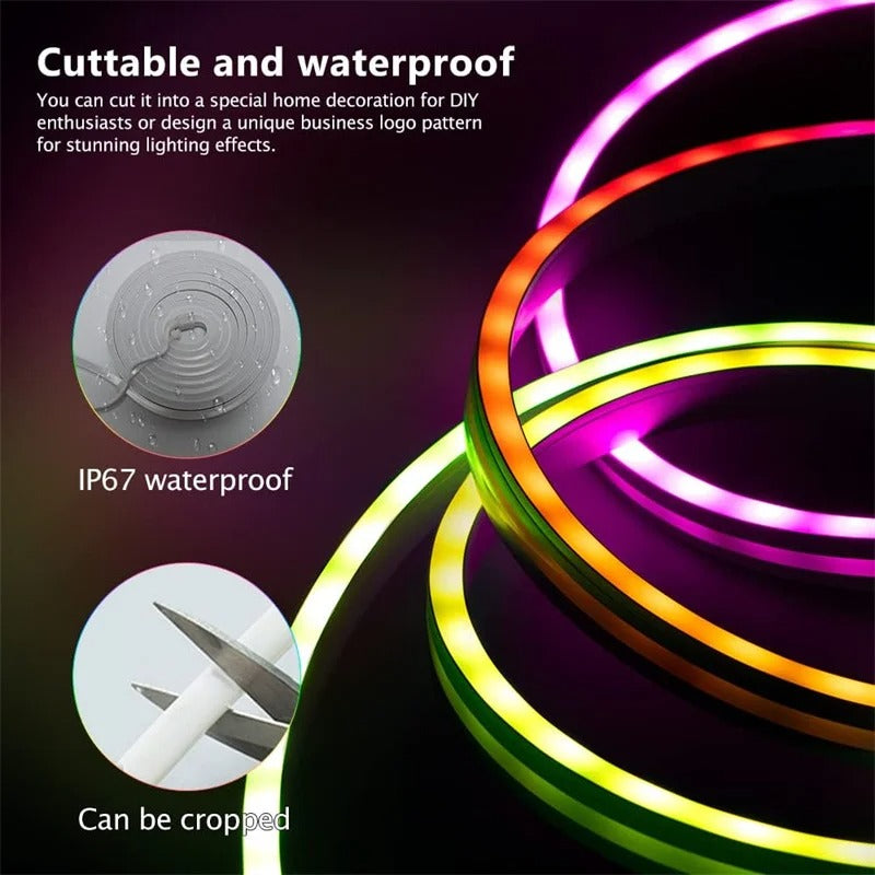 AuraBend™ - Bendable, Bright & Energy-Efficient LED Strip Lights