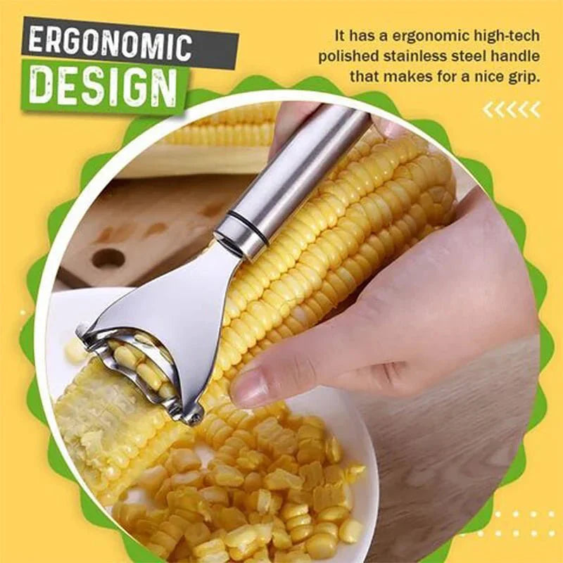 1+1 FREE | KornKut™ - Stainless Steel Corn Peeler