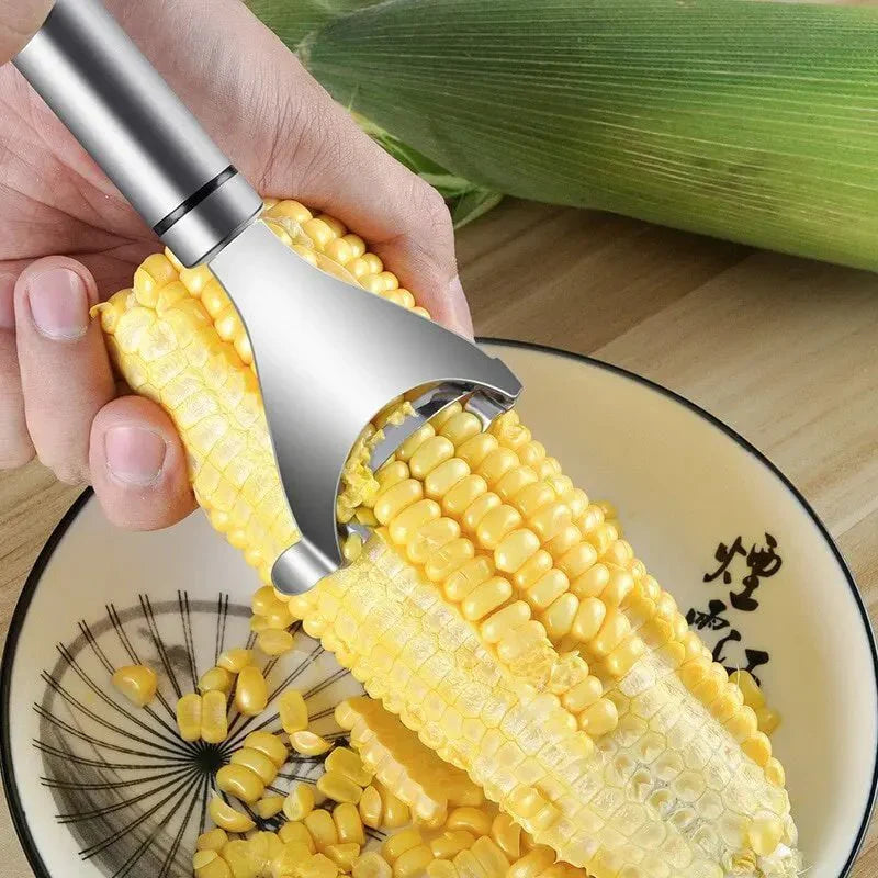 1+1 FREE | KornKut™ - Stainless Steel Corn Peeler