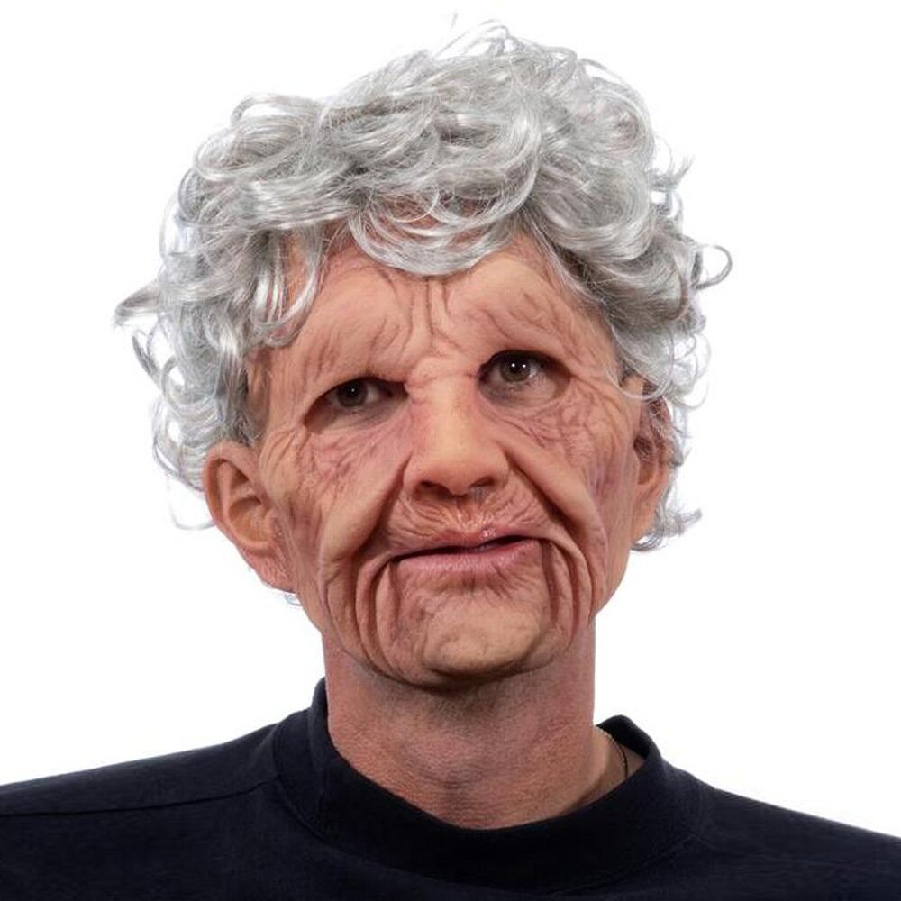 ElderMorph™ - Old Man Full Head Mask