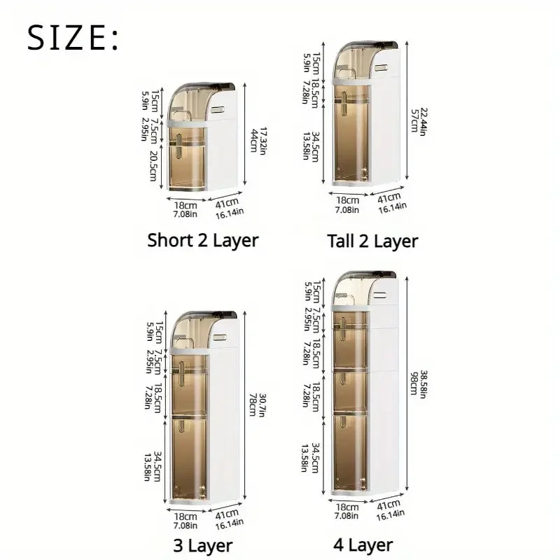 NookGlide™ - Rolling Bathroom Cabinet
