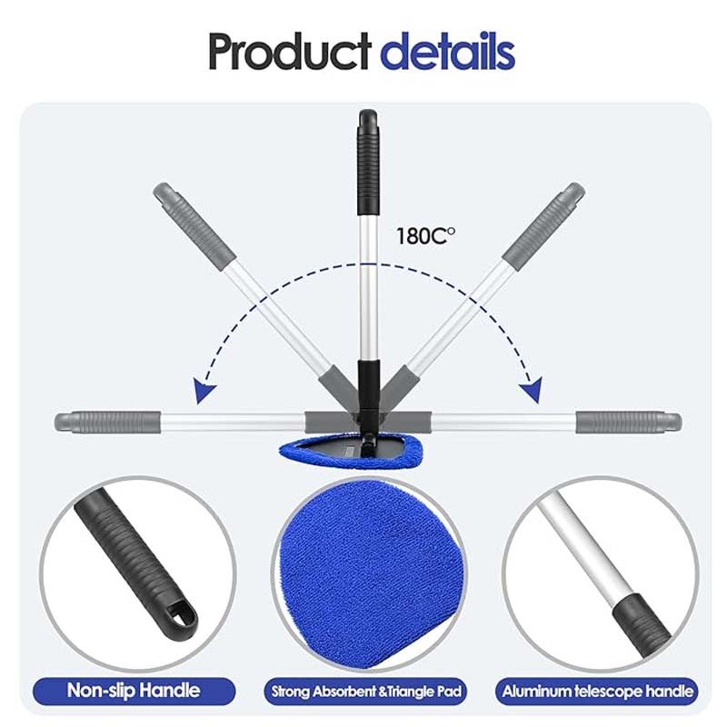 ClearView™ - Streak-Free Car Window & Windshield Cleaning Tool