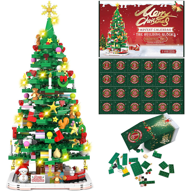 BuildaTree™ – Creative Christmas Tree Toy Set for Kids & Adults