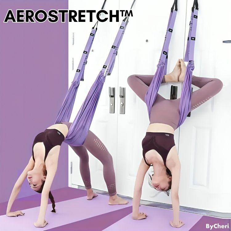 AeroStretch™ - Adjustable Stretching Tool for Flexibility & Back Relief