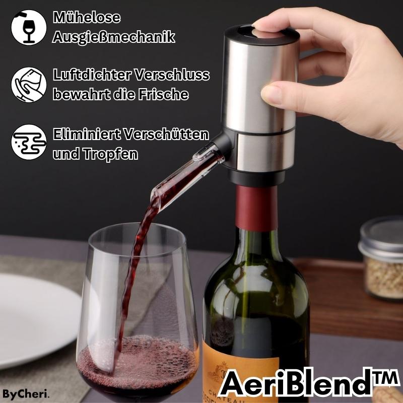 AeriBlend™ - Instant Wine Aerator, Pourer & Stopper in One Elegant Tool