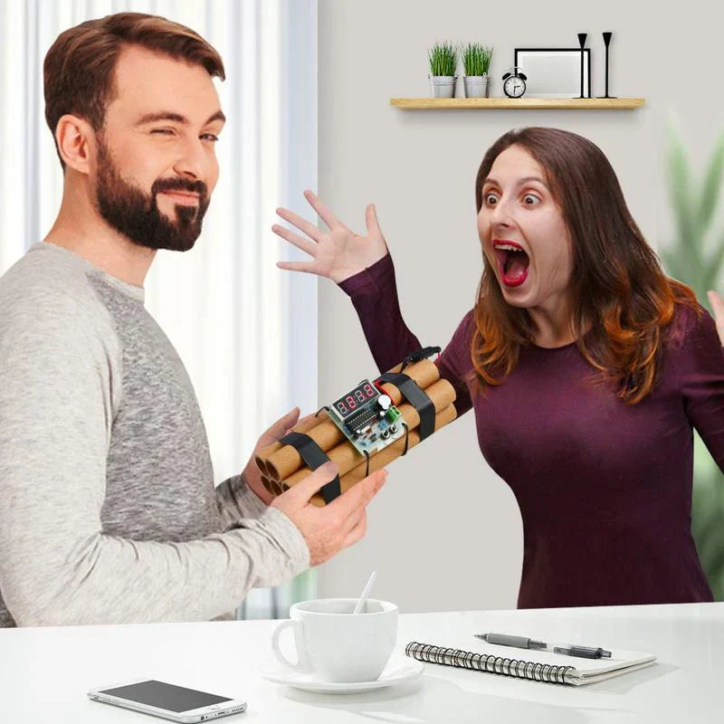 BlastTime™ – Realistic Dynamite Alarm Clock That Turns Time Into a Statement