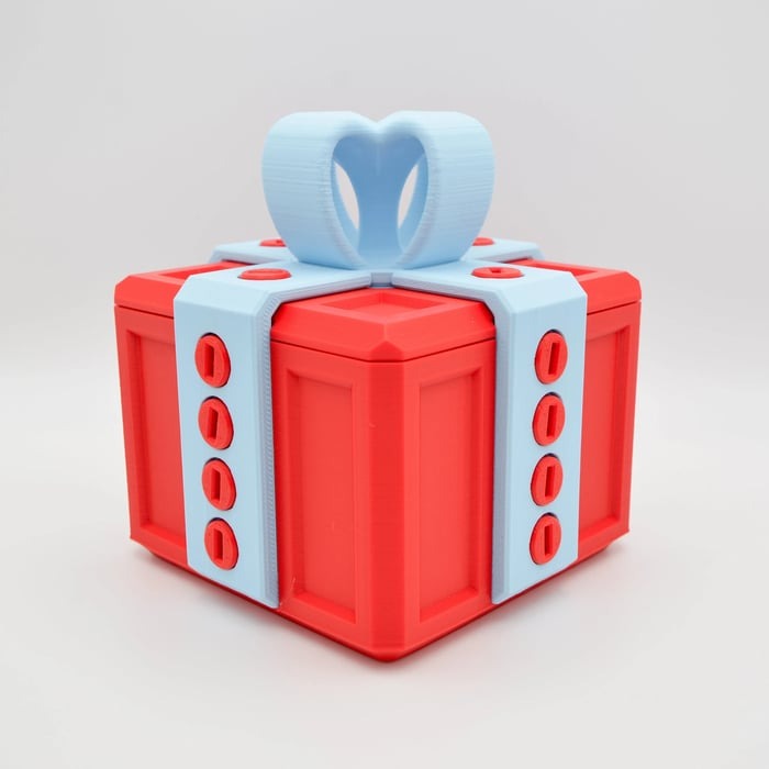 GiftBox™ – 3D Printed Puzzle Box for Funny Gift Giving