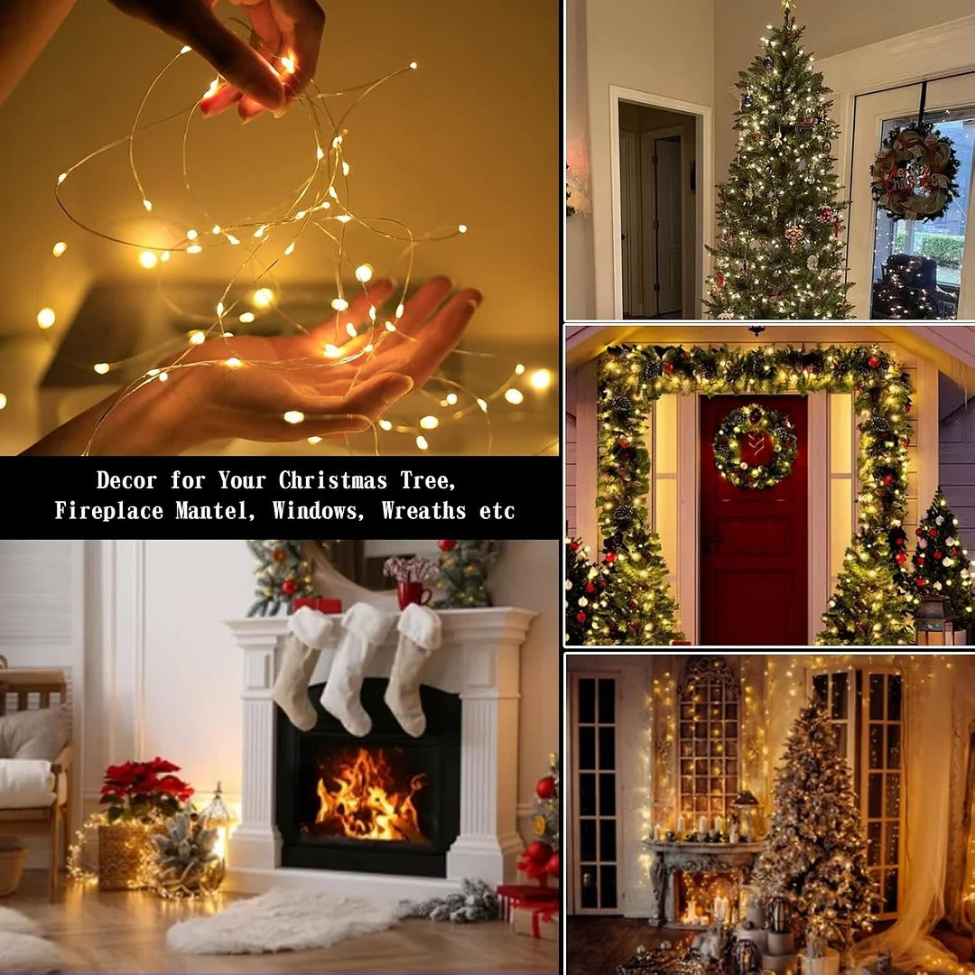 FireflyGlow™ – LED String Lights with Remote Control & Multiple Twinkle Modes