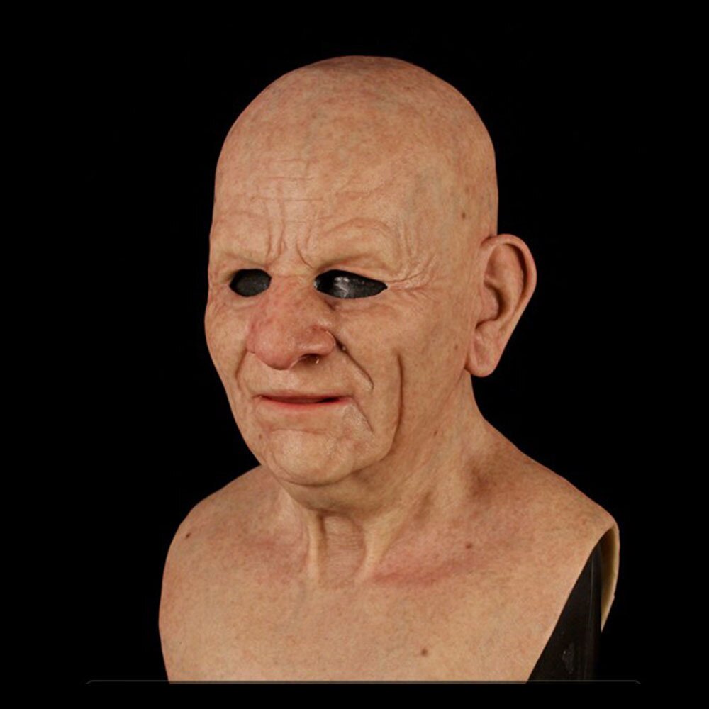 ElderMorph™ - Old Man Full Head Mask