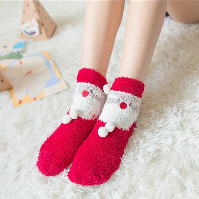 CozyClaus™ – Ultra-Soft Christmas Socks That Warm Hearts & Toes