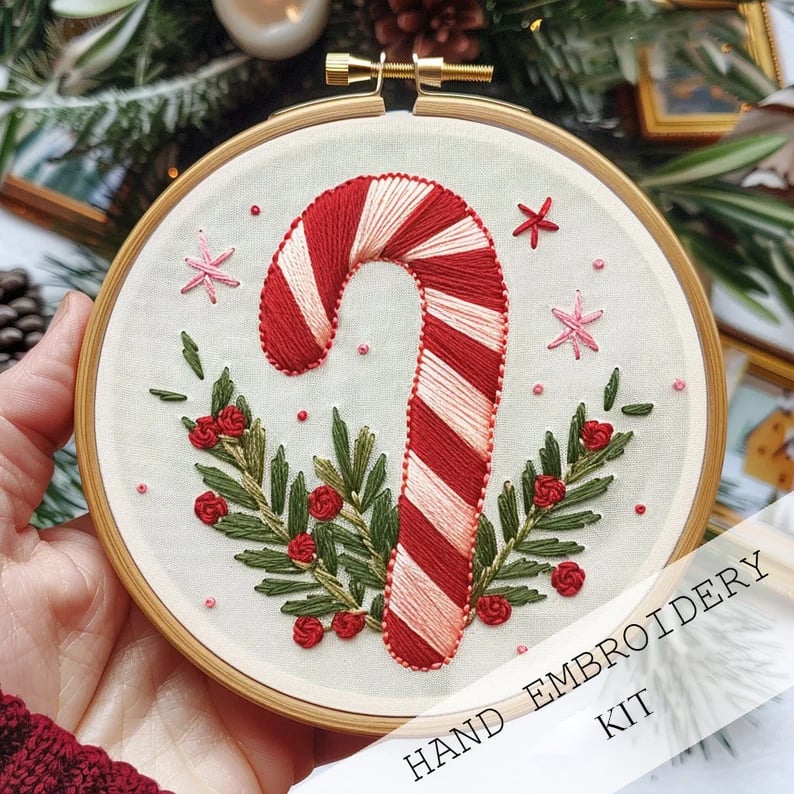 SnowStitch™ - Holiday Embroidery Kit