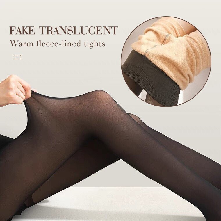 FlawlessFleece™ - Sheer-Look Fleece Tights