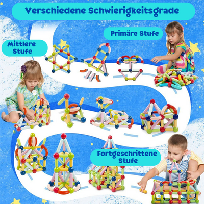 BlockFusion™ - Colorful Magnetic Blocks for Creative Learning & Play