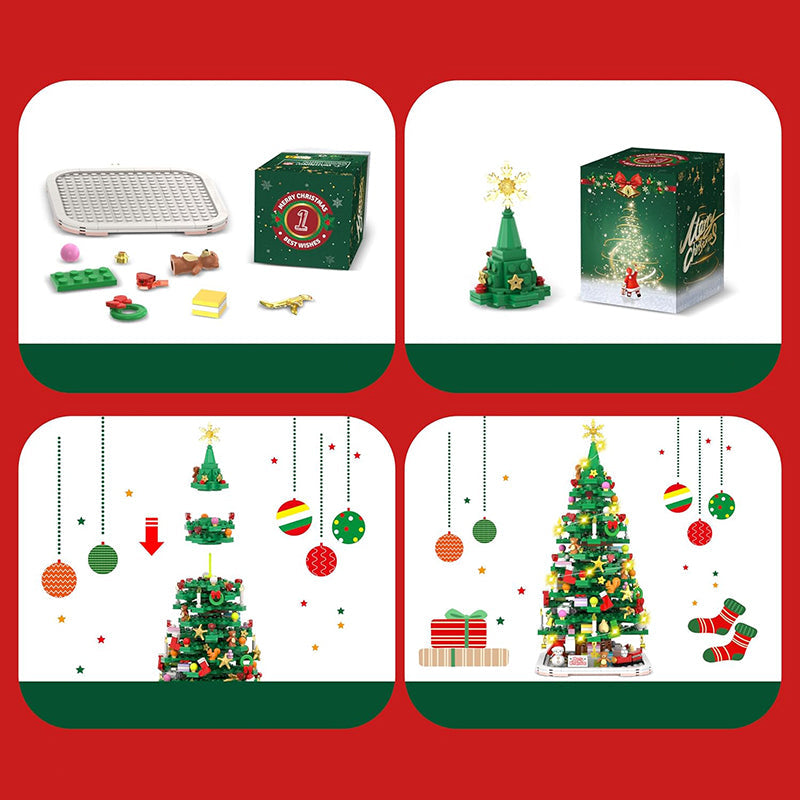 BuildaTree™ – Creative Christmas Tree Toy Set for Kids & Adults