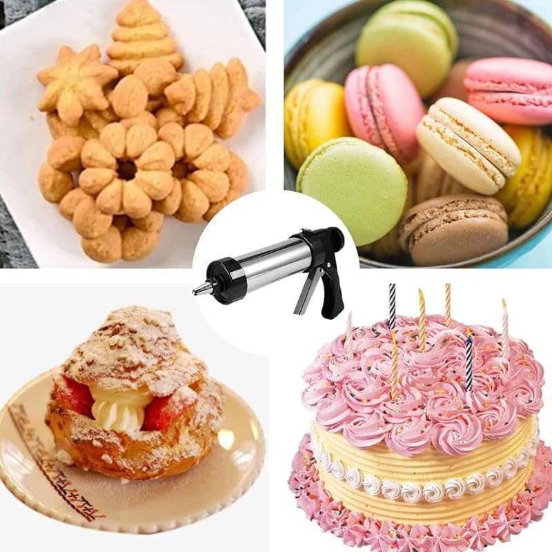 BakePro™ – Cookie Maker Gun with Interchangeable Decorating Tips