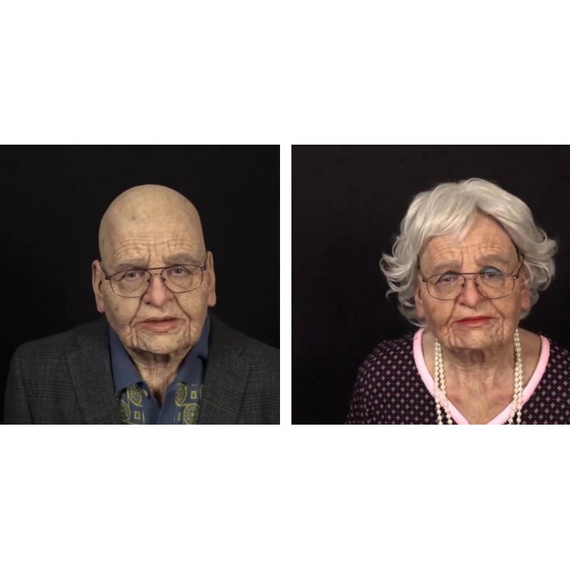 ElderMorph™ - Old Man Full Head Mask