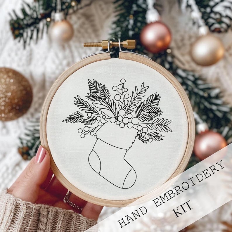 SnowStitch™ - Holiday Embroidery Kit
