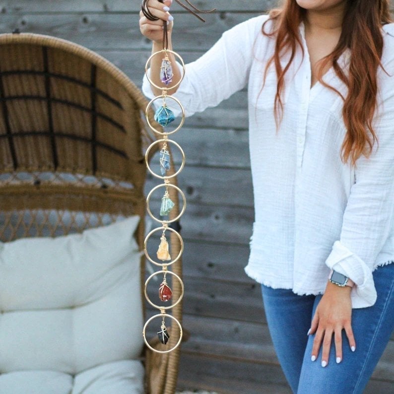 AuraStone™ – Handcrafted Crystal Ornament for Light & Energy Flow