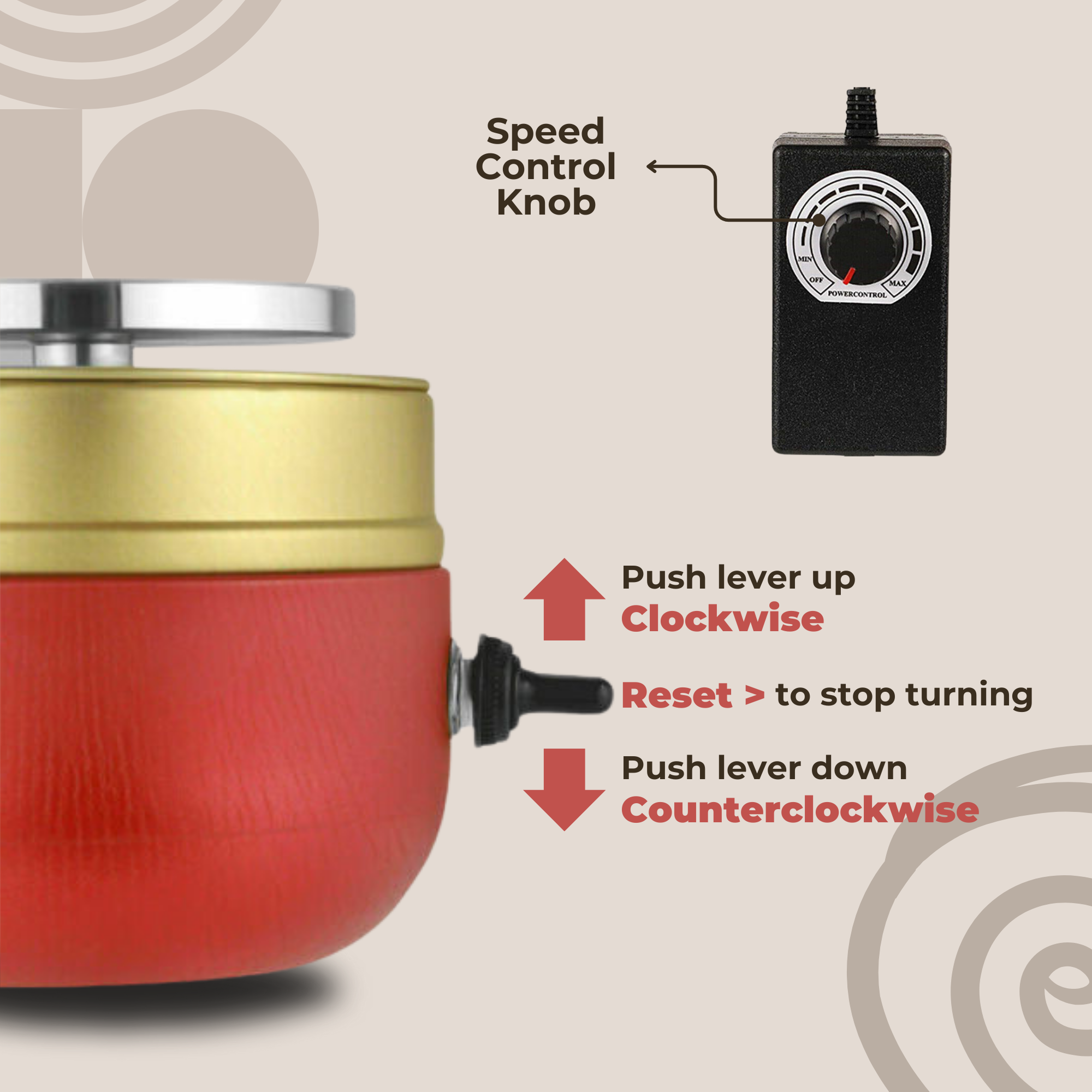 Poterio™ - Mini Pottery Wheel