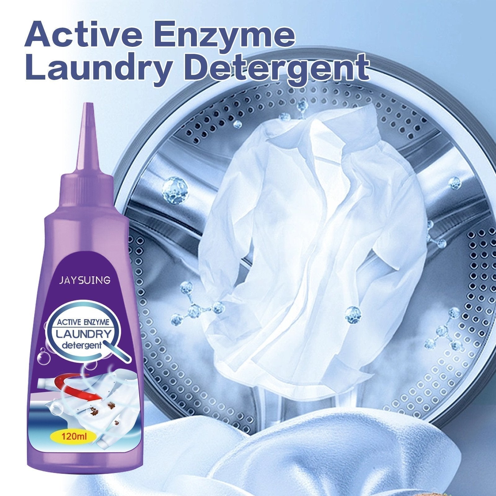 1+1 FREE | SwiftClean™ – Powerful Enzyme Cleaner for Clothes & Fabrics