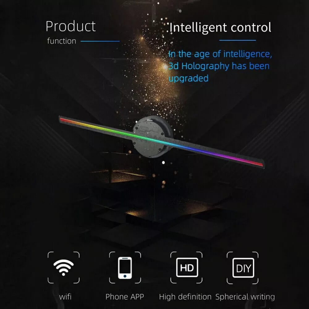 HoloSpin™ - 3D LED Hologram Projector
