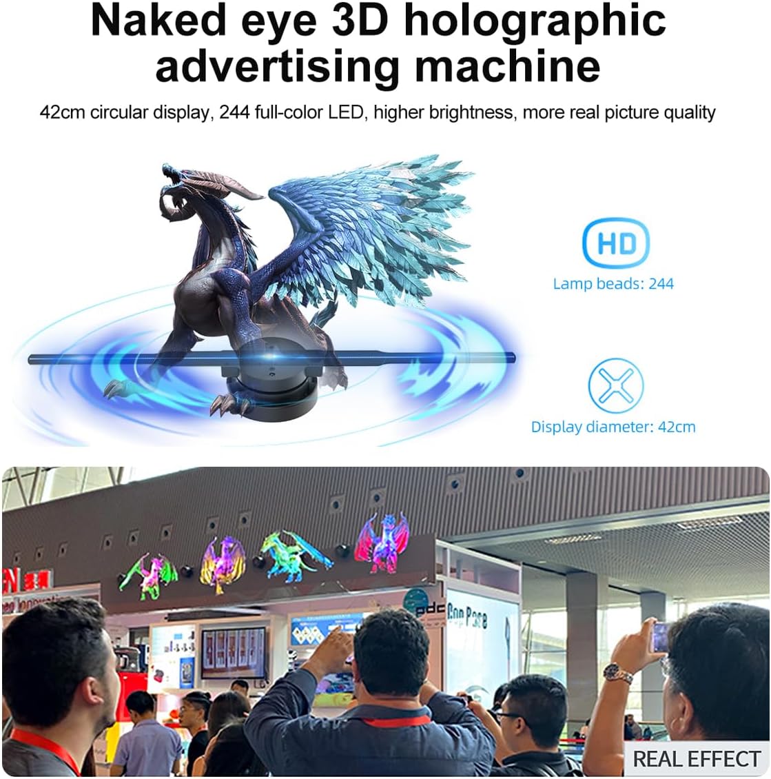 HoloSpin™ - 3D LED Hologram Projector