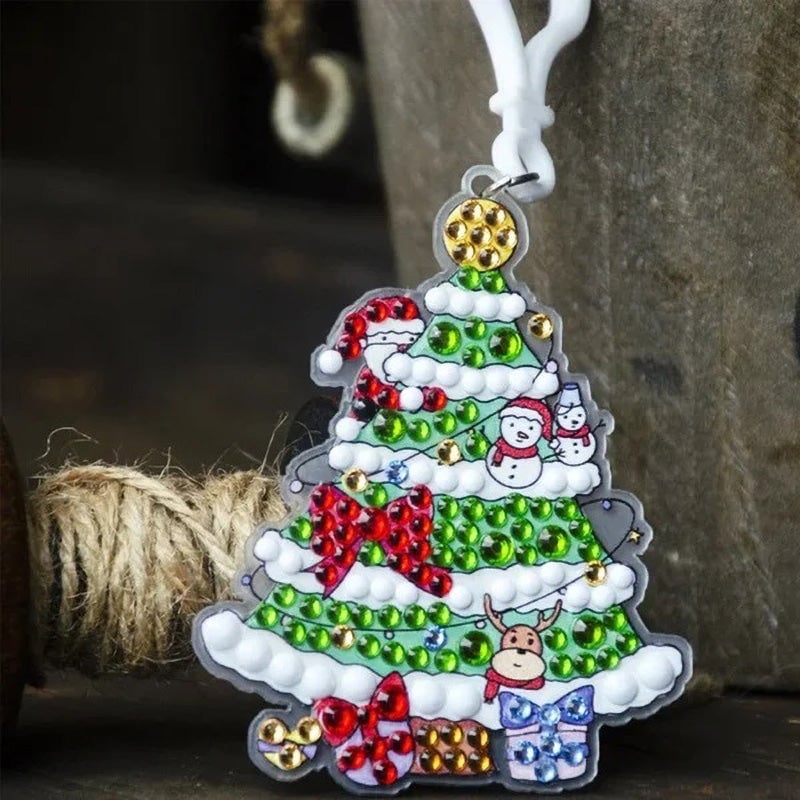 SparkleCraft™ – DIY Christmas Diamond Painting Stickers for Kids & Family