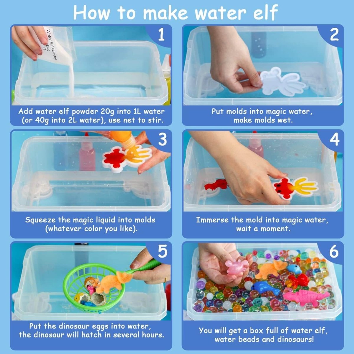 CreativeSplash™ - Fun, Educational Jelly Mold Toy for Kids