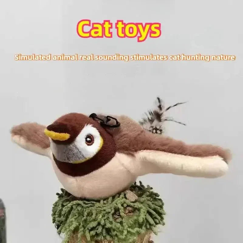 PetJoy™ - Interactive Flapping Bird Toy for Cats