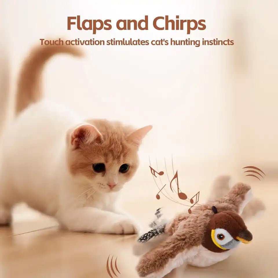 PetJoy™ - Interactive Flapping Bird Toy for Cats