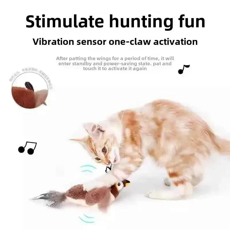 PetJoy™ - Interactive Flapping Bird Toy for Cats