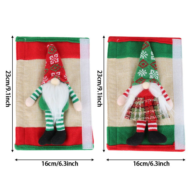 FrostyGrips™ – Christmas Gnome Refrigerator Handle Covers