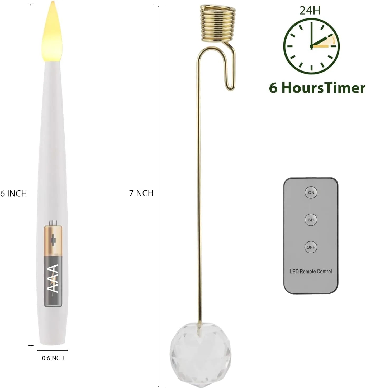 GlowMatic™ - Remote Control LED Candles