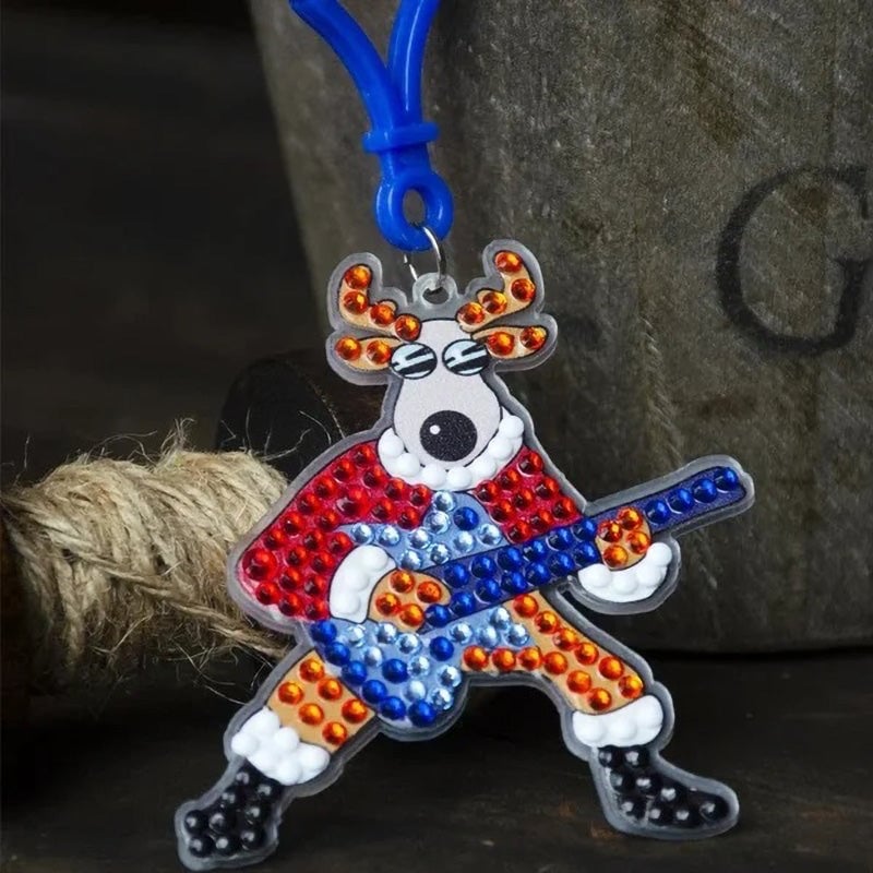 SparkleCraft™ – DIY Christmas Diamond Painting Stickers for Kids & Family