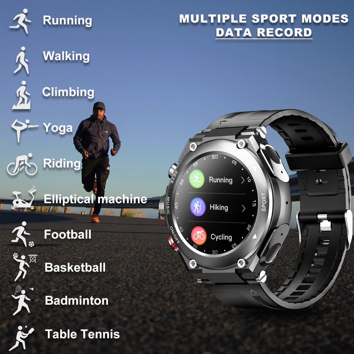 SyncWear™ - Smartwatch With Voice Assistant