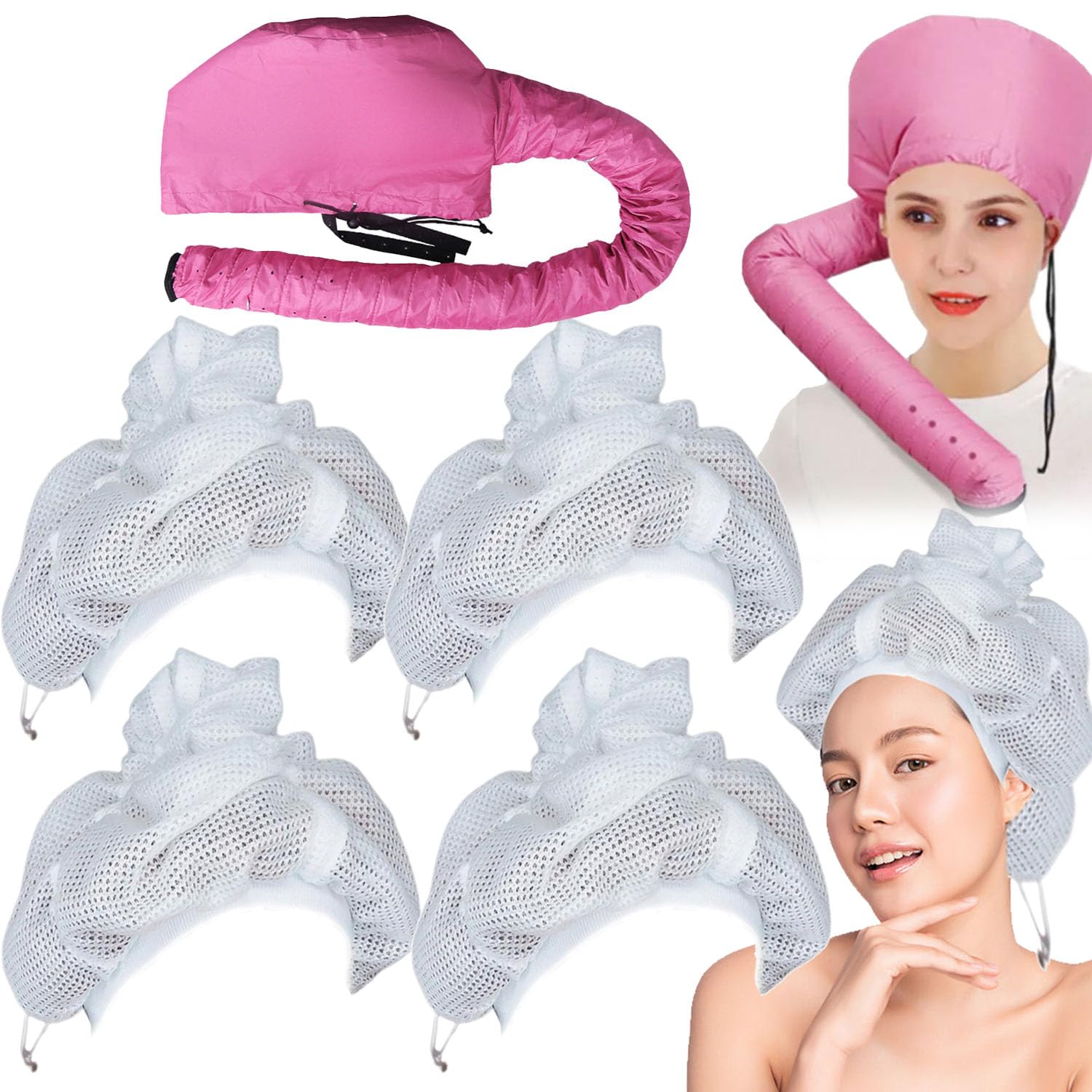 CurlCocoon™ - Bonnet Dryer Cap