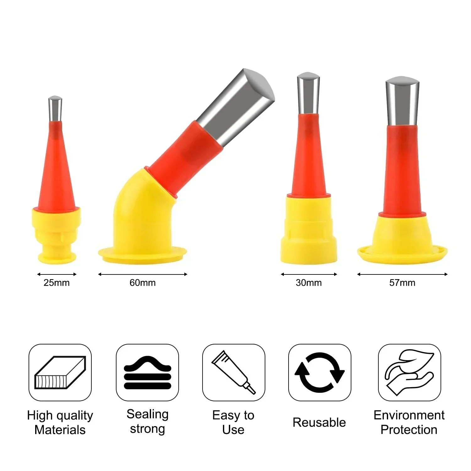 SealTailor™ - Simplify Home Repairs with Professional-Grade Caulking Nozzles