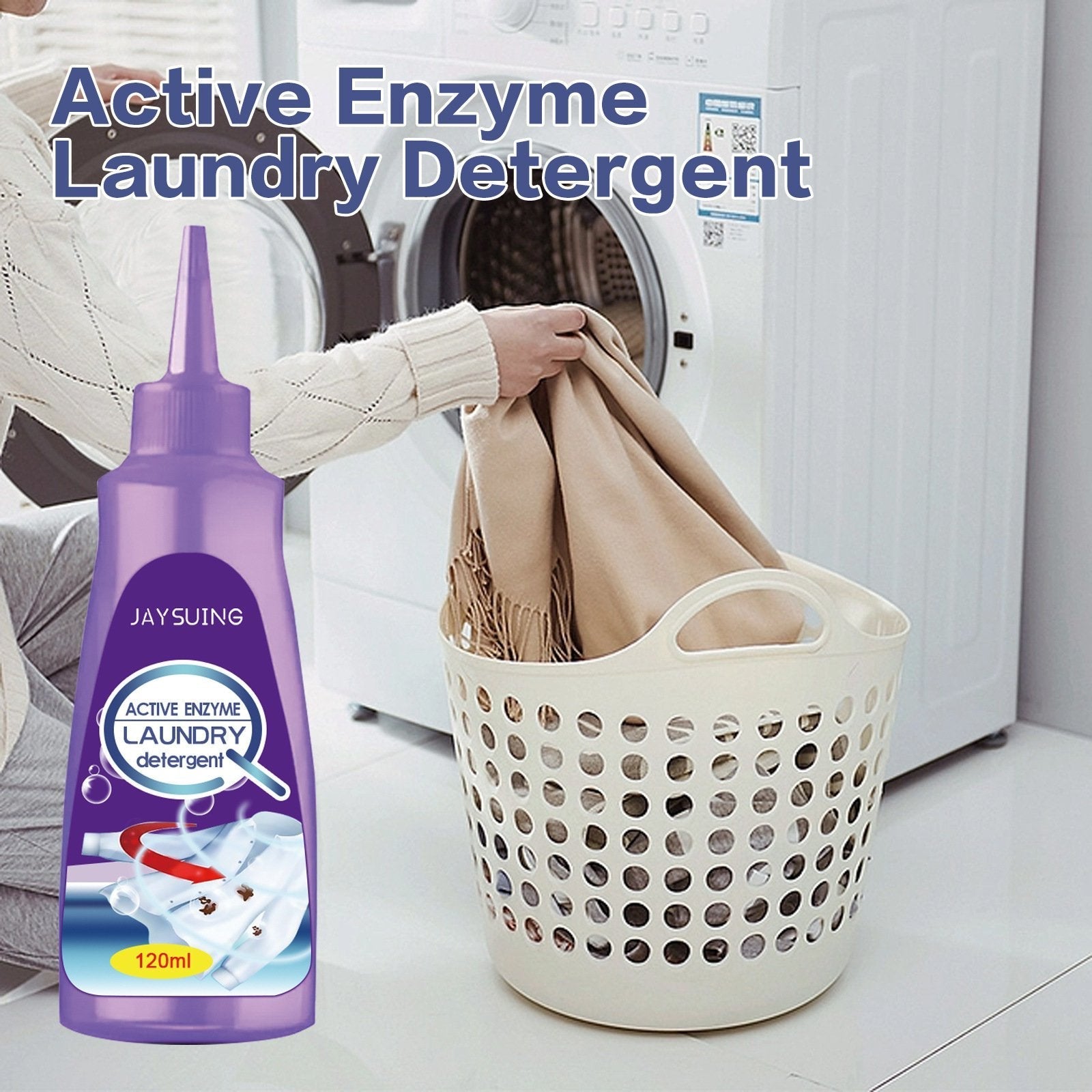 1+1 FREE | SwiftClean™ – Powerful Enzyme Cleaner for Clothes & Fabrics