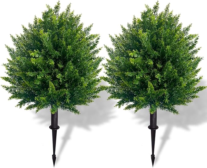 EverLush™ – Add Instant Elegance with Artificial Cedar Topiaries