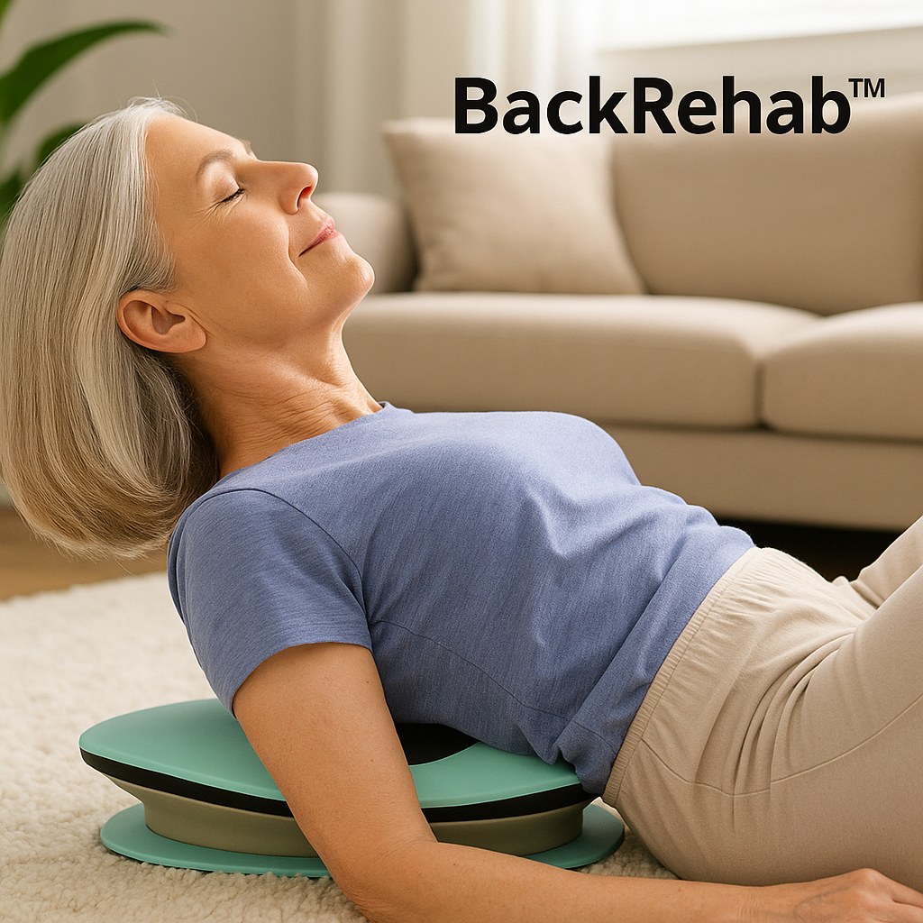 SpineGlide™ - Adjustable Back Stretcher & Support Device